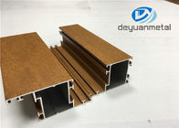 Profil aluminiowy 6063-T5 do budynków mieszkalnych w kolorze drewnianym