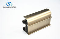 Anodowane powierzchniowo aluminiowe profile drzwi szafy T3-T8 Temper ISO9001