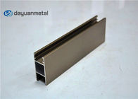 6063-T5 Aluminiowy profil do okien przesuwnych, profile aluminiowe anodowane w szampanie