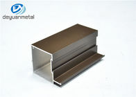 K44 R1 45MM Aluminiowy profil przesuwny Brązowy biały Naturalne anodowanie