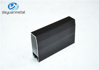 5,9 metra Profile aluminiowe wytłaczane z czarnego anodowanego 10-15um 6063-T6