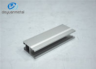 Indywidualnie kształtowane srebrne aluminiowe profile okienne do biur o wysokiej wytrzymałości