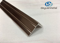 0,15 mm Polerowanie Brązowe aluminiowe profile wykończeniowe GB/75237-2004