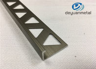 Polerowanie brązowej aluminiowej listwy narożnej 6063 T5 Aluminiowa listwa dywanowa