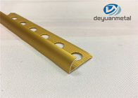 Wysokość 8 mm Kwadratowe aluminiowe profile wykończeniowe Oem Dopuszczalne
