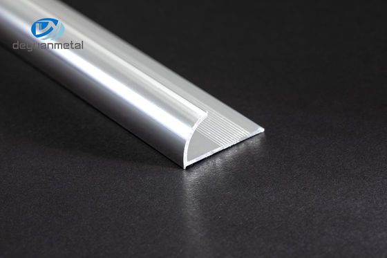 Okrągłe aluminiowe profile narożne, aluminiowe profile wykończeniowe 12 mm
