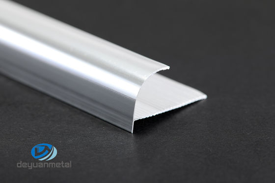 IQNET Aluminiowa krawędź wykończeniowa płytek Dekoracyjne ćwierćokrągłe narożniki ścienne Kształt jasny srebrny kolor