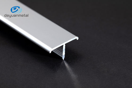 4-milimetrowe aluminiowe profile typu T, wytłaczane aluminium w kształcie T6 w kształcie litery T GB Zatwierdzony jasny kolor