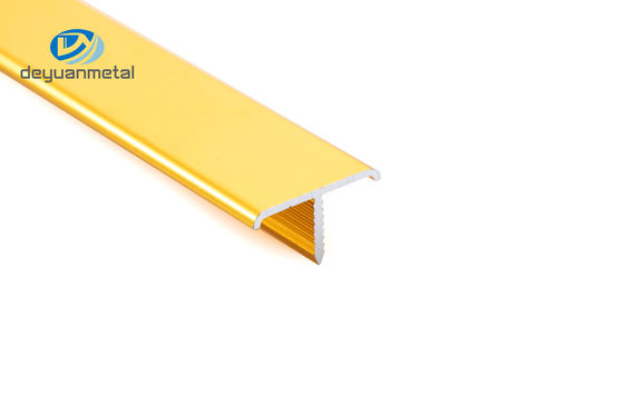 4-milimetrowe aluminiowe profile typu T, wytłaczane aluminium w kształcie T6 w kształcie litery T GB Zatwierdzony jasny kolor