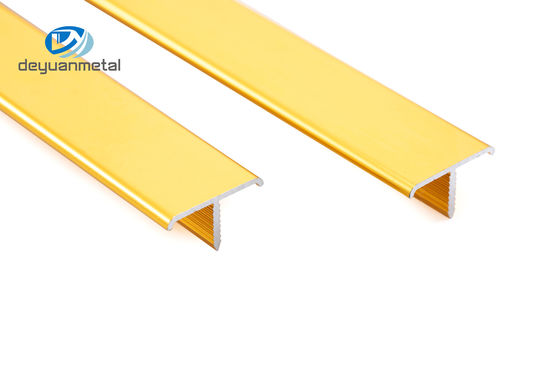 4-milimetrowe aluminiowe profile typu T, wytłaczane aluminium w kształcie T6 w kształcie litery T GB Zatwierdzony jasny kolor