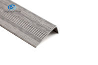 Aluminiowe profile aluminiowe Stright Angel Malowanie proszkowe Wykończenia ścienne Drewniane ziarno 1 cm wysokości