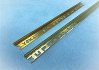 Aluminiowe profile wykończeniowe w kształcie łuku Złote polerowanie + -0,15 mm Precyzja