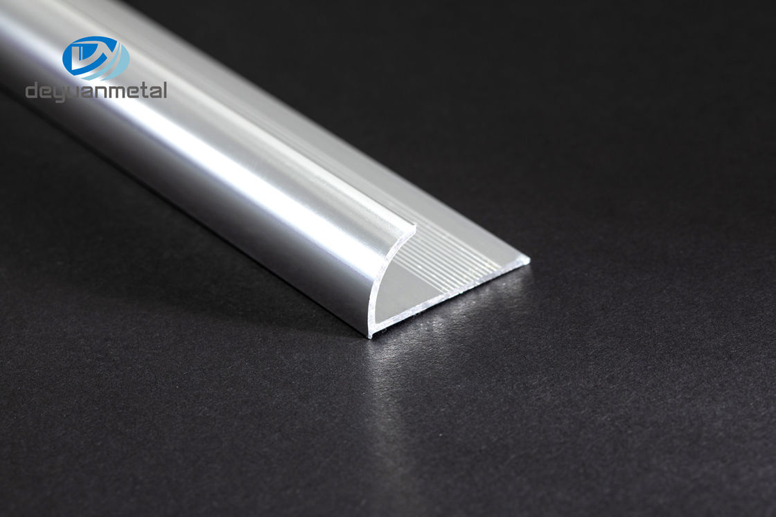 Okrągłe aluminiowe profile narożne, aluminiowe profile wykończeniowe 12 mm