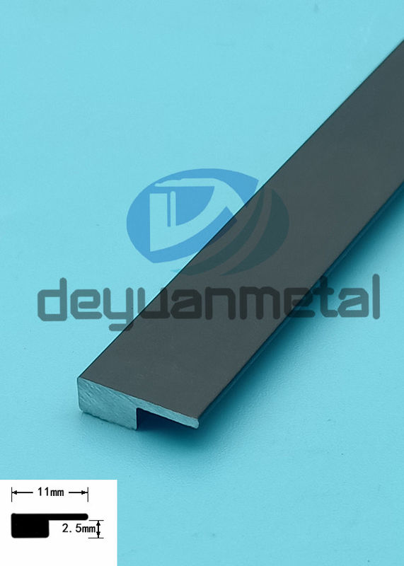 2,5 mm ochronne profile aluminiowe 6463 T Panel ścienny Dekoracja płytek sufitowych Trzymanie krawędzi