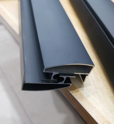 Profil prysznicowy z aluminium do łazienki z powłoką anodowaną czarną